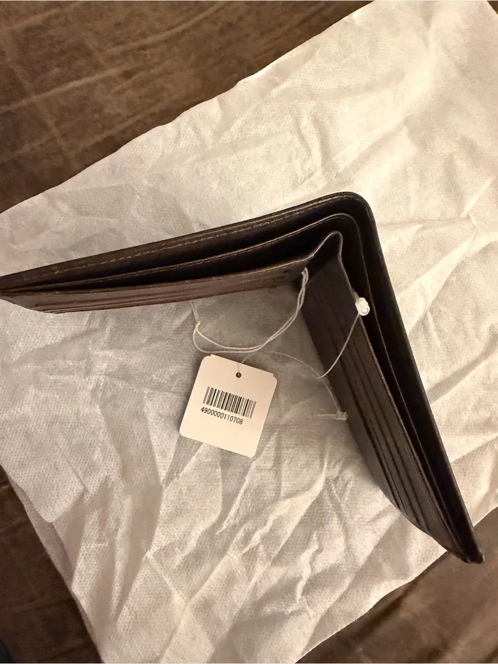 LOEWE Brown Anagram Canvas Card & Key Holder